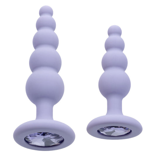 "First Time Crystal Beaded Duo - Purple SE0004592"