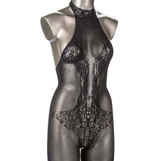 "Scandal Plus Size Halter Lace Body Suit SE2712983"
