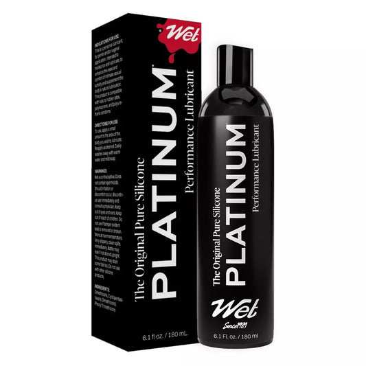 "Wet Platinum Luxury Silicone Lubricant 6.1oz WT26106"