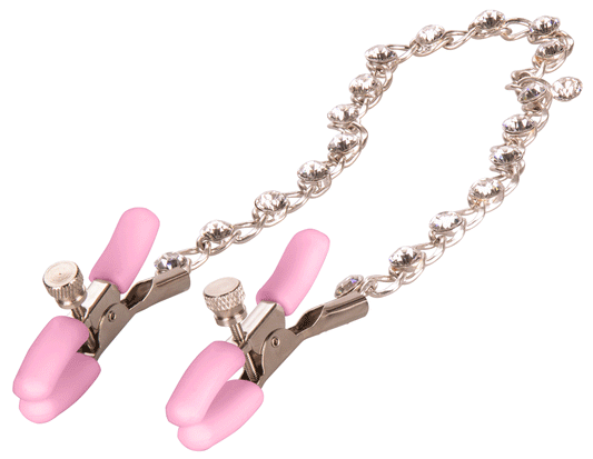"First Time Crystal Nipple Teasers - Pink SE0004973"