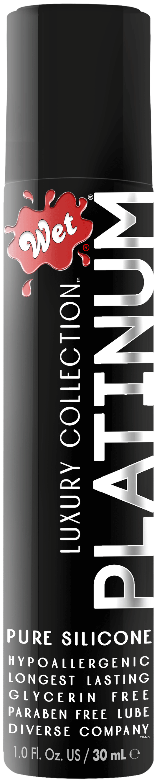 "Wet Platinum Luxury Silicone Lubricant - 1 Fl. Oz. WT20716"