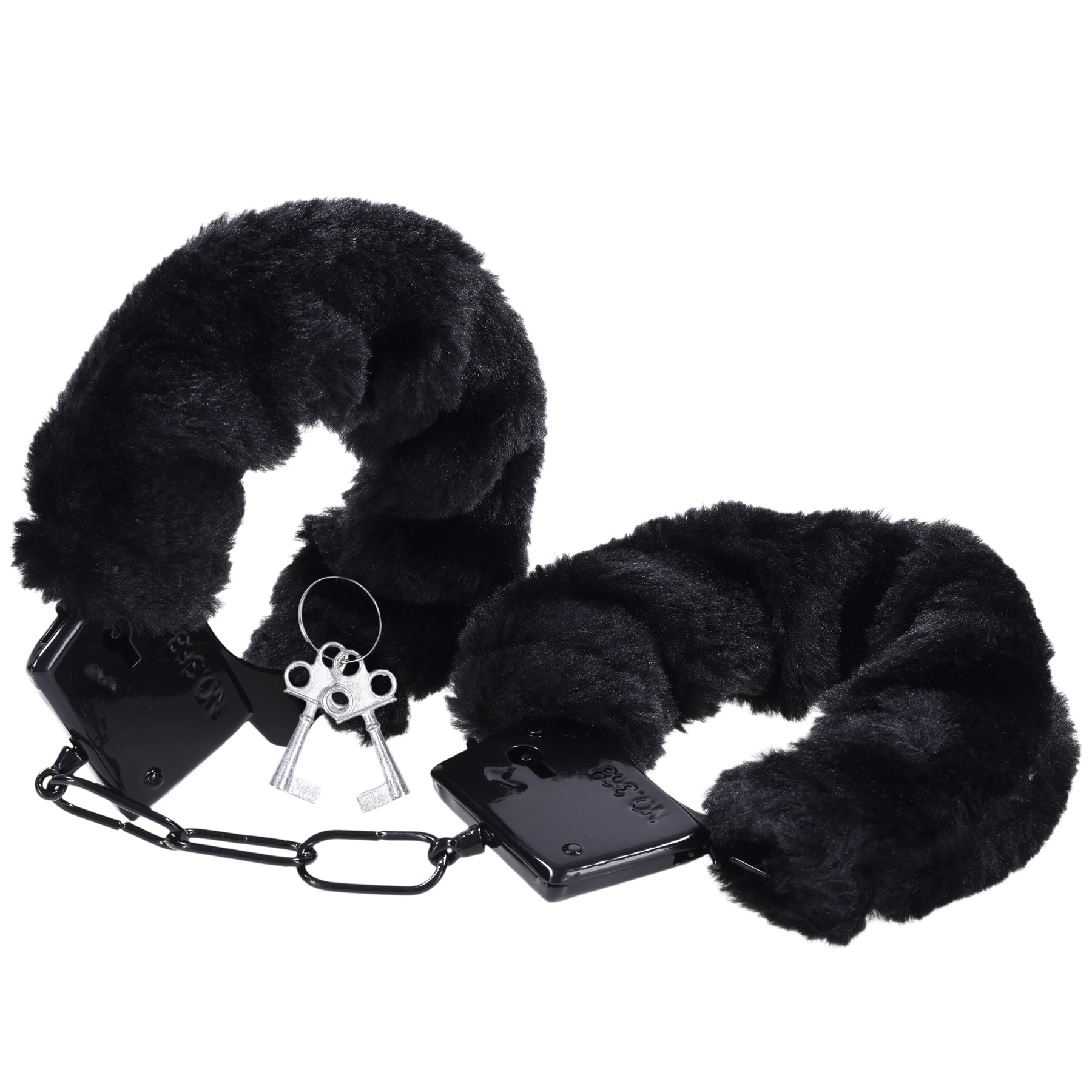 "Merci - Fluff Cuffs - Black DJ2404-67-BX"