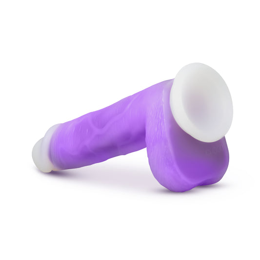 "Neo Elite - Encore - 8 Inch Vibrating Dildo Purple BL-60801"
