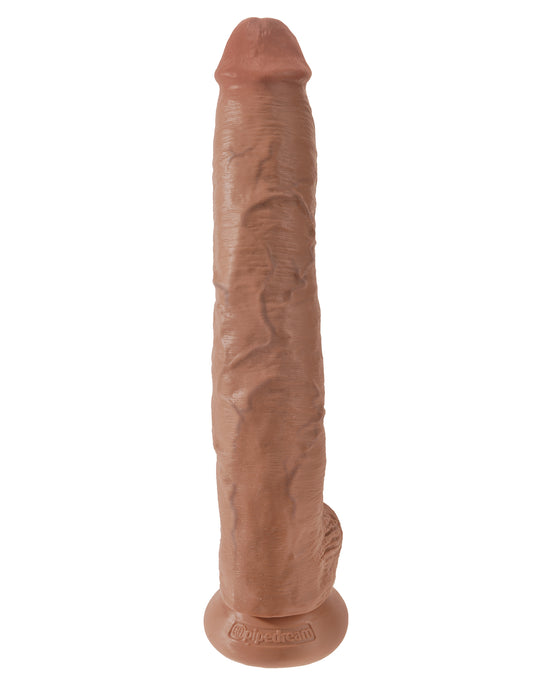 "King Cock 14 Cock With Balls - Tan PD5534-22"