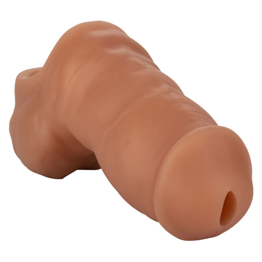 "Packer Gear 4 Inch Ultra-Soft Silicone Stp Packer - Brown SE1582303"