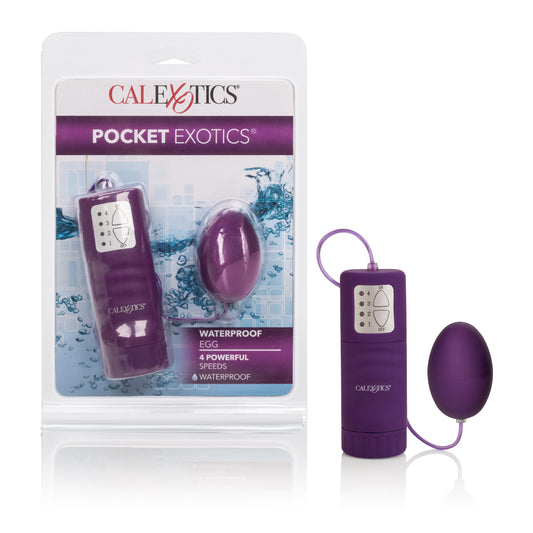 "Waterproof Pocket Exotics Waterproof  Egg - Purple SE1139202"