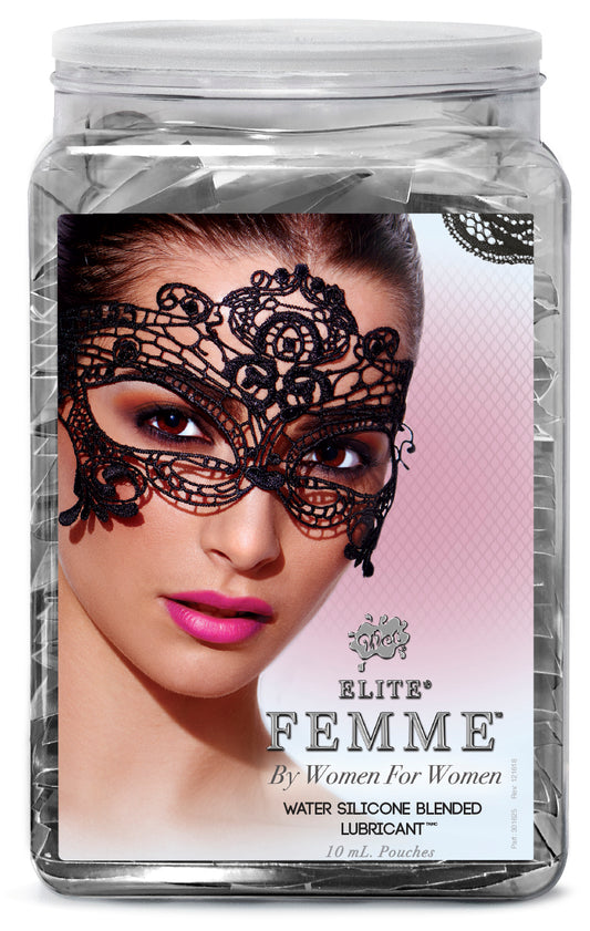 "Wet Elite Femme Water Silicone Blend .33 Fl Oz Pouch Counter Bowl 144pc WT20778"