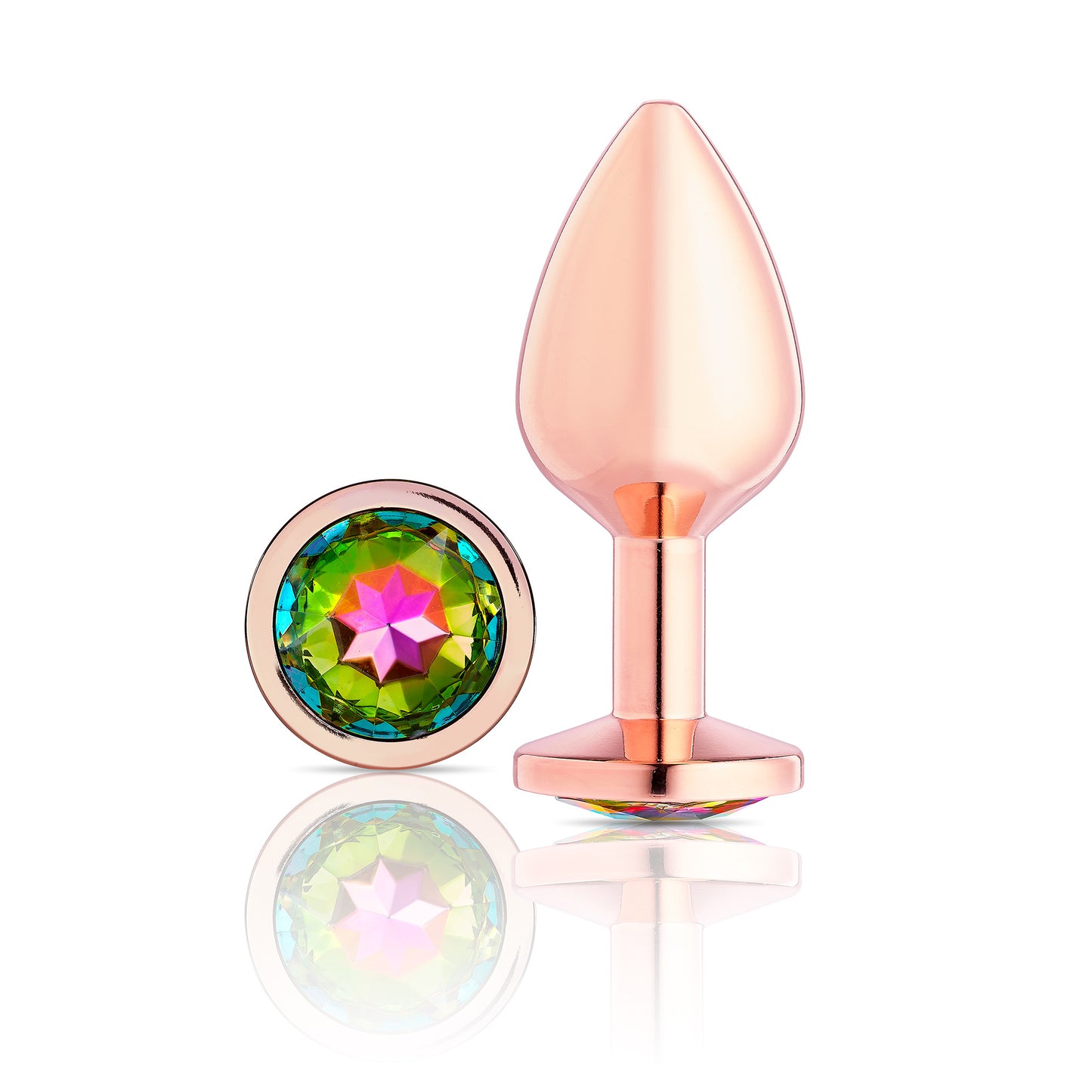 Cloud 9 Novelties Gems Rosy Gold Anal Plug -  Medium WTC301RG