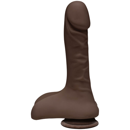 "The D - Super D 9 Inch With Balls - Chocolate DJ1700-09-CD"