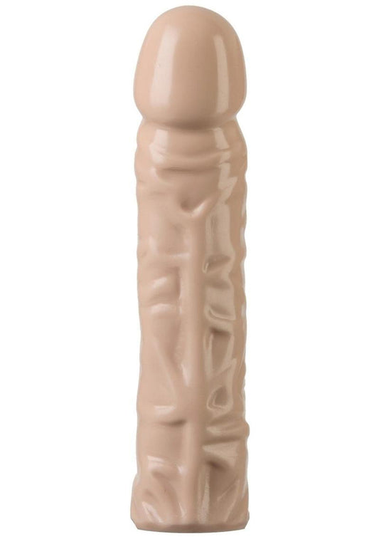 "Vac-U-Lock 8 Inch Classic Dong - White DJ1015-01"