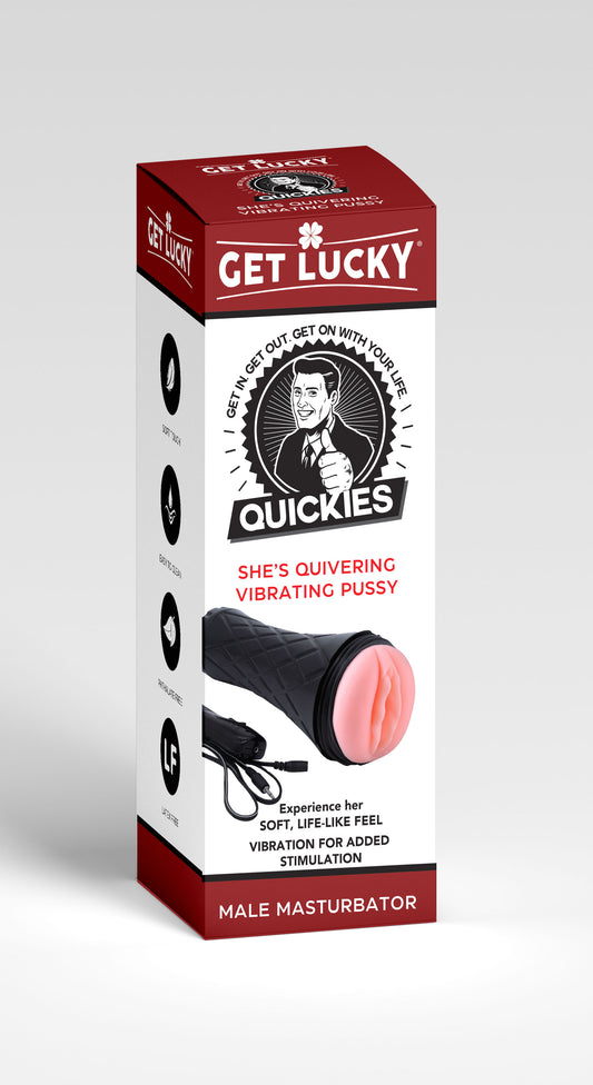"Quickies She's Quivering Vibrating Pussy Masturbator TMN-GL-2529"
