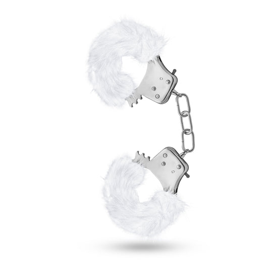 "Temptasia - Plush Fur Cuffs - White BL-55514"