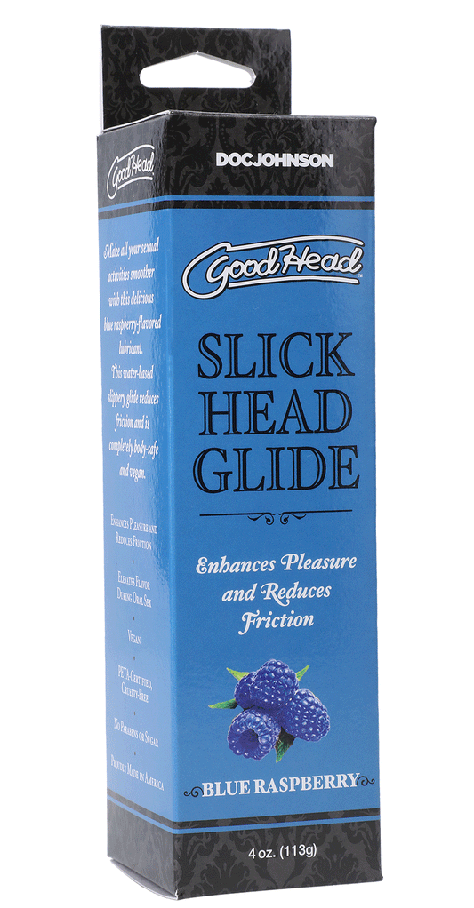 "Goodhead - Slick Head Glide - Blue Raspberry -  4 Oz. DJ1361-06-BX"