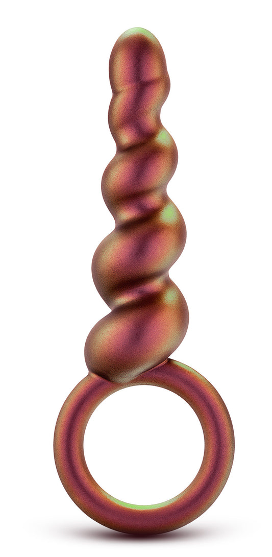"Anal Adventures Matrix - Spiral Loop Plug - Copper BL-10219"