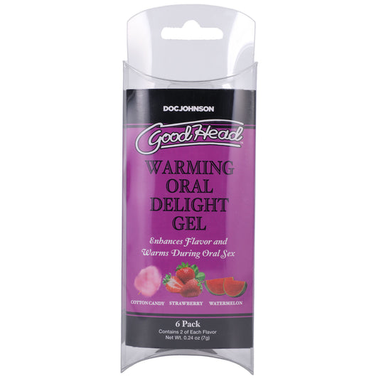 "Goodhead - Warming Head Oral Delight Gel - 6 Pack  - 0.24 Oz DJ1387-43-BX"
