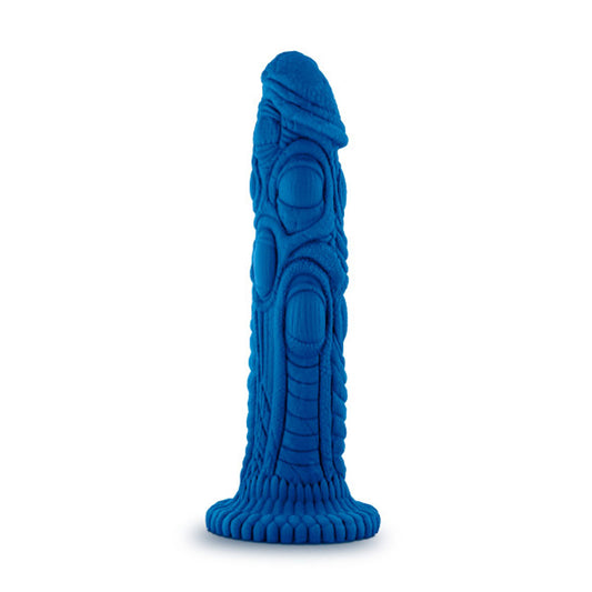 "The Realm - Draken - Lock on Dildo - Blue BL-51512"