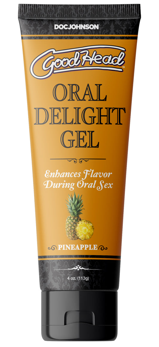 "Goodhead - Oral Delight Gel - Pineapple - 4 Oz. DJ1361-10-BU"