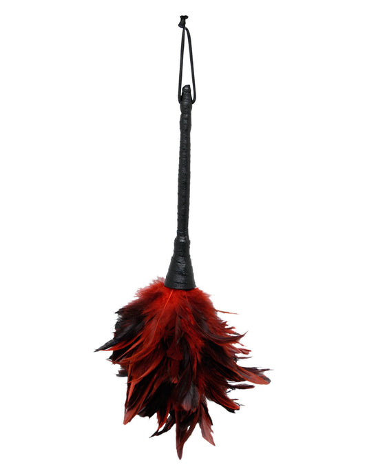 "Fetish Fantasy Series Frisky Feather Duster - Red/ Black PD3756-15"