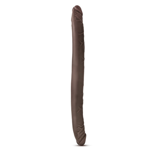 "Dr. Skin - 16 Inch Double Dildo - Chocolate BL-52016"