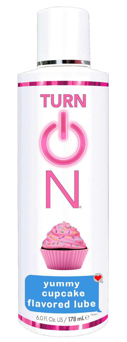 "Turn on Yummy Cupcake Flavored Lube - 6 Fl. Oz. WT56612"
