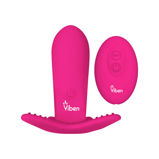 "Intrigue Insertable Butterfly Panty Vibe - Hot Pink VB-66112"