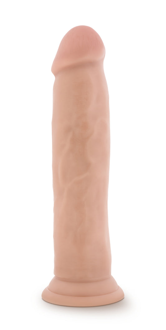 "Dr. Skin Silicone - Dr. Henry - 9 Inch Dildo With  Suction Cup - Vanilla BL-27953"