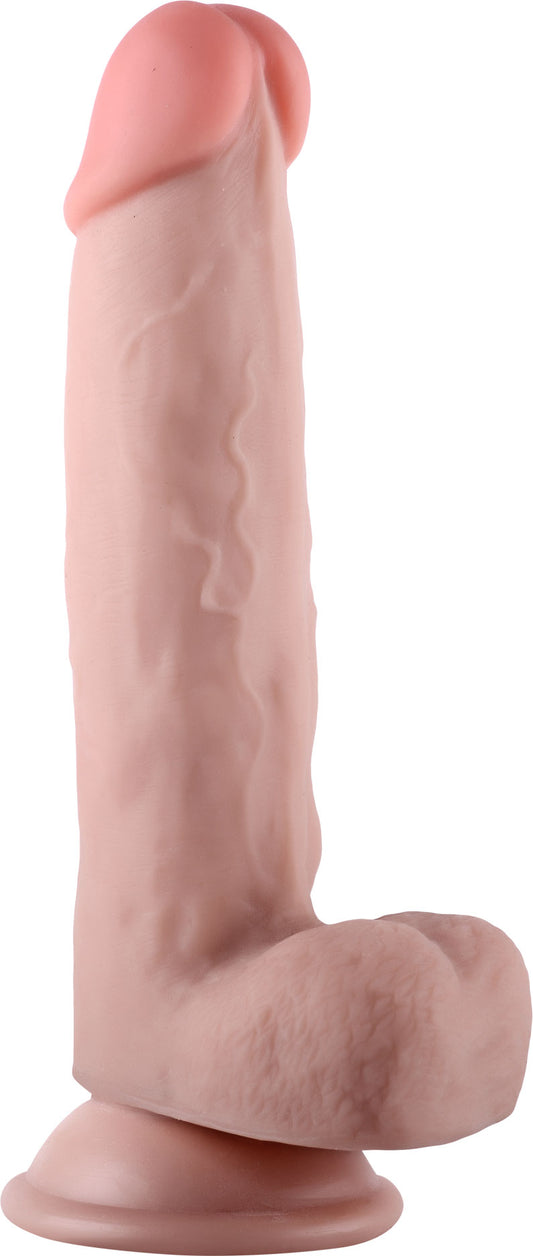 "Real Skin 7.5 Dual Layer Dildo - Beige TMN-GL-2444"