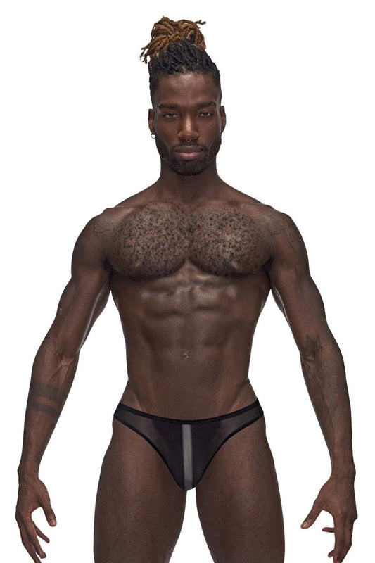 Landing Strip Bikini Brief - Large - Black MP-480271BKLG